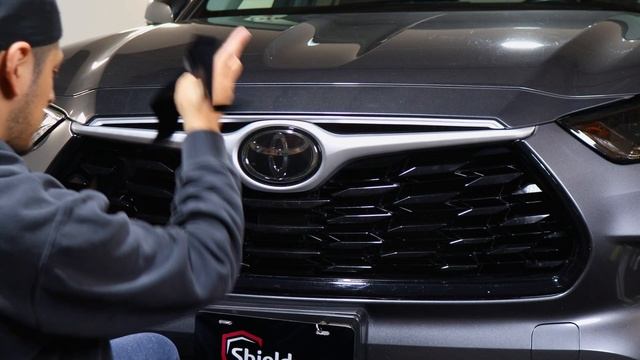 2020 Toyota Highlander Front Grille Chrome Delete Install смотреть онлайн