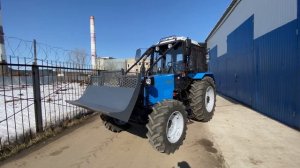 Обзор лесного трактора Беларус , МУЛ-82.2 с балочным мостом