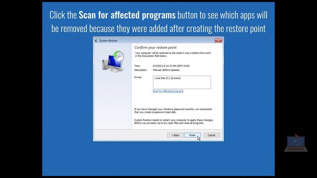 How to use System Restore from the Advanced Startup settings [2021 Tutorial] смотреть онлайн