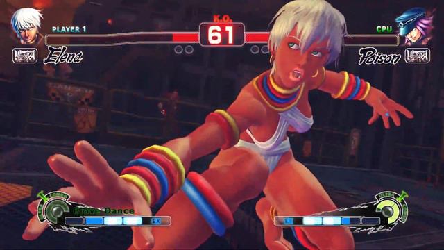 Elena vs Poison (Hardest AI) - Ultra Street Fighter IV смотреть онлайн