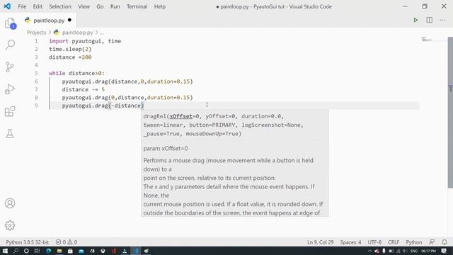 Paint Automation Project in Python | pyautogui #6 смотреть онлайн