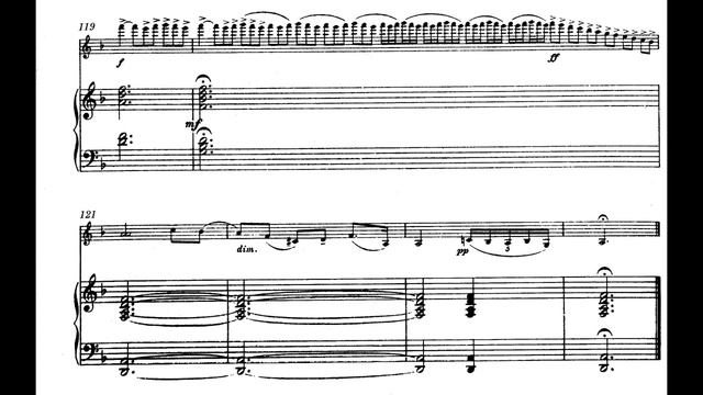 Sergei Rachmaninoff - Morceaux de salon for Violin and Piano, Op. 6 (1893) [Score-Video] смотреть онлайн