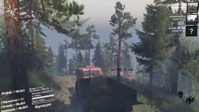 Spintires карта «Подарок» смотреть онлайн