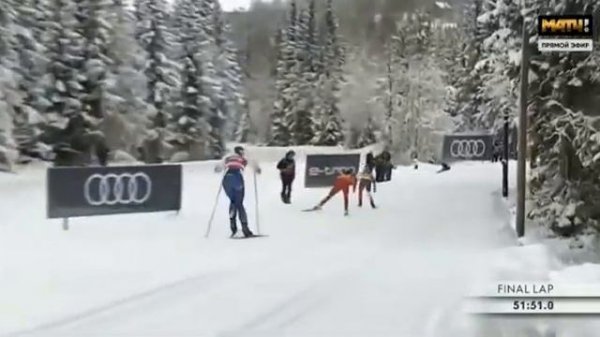 Эстафета...финиш В.Степановой