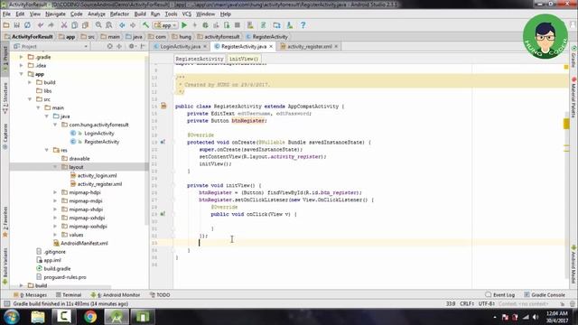#24 - startActivityForResult | Lập trình Android cơ bản và nâng cao | Hùng Coder смотреть онлайн