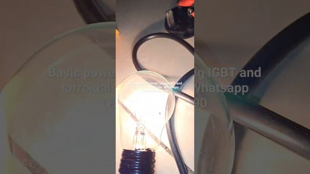 Basic power Inverter using IGBT and torroidal transformer. Whatsapp (+91)9163954390 смотреть онлайн
