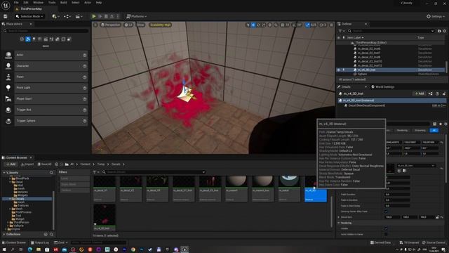 05 - UE5. Decals (декали) третий способ решение проблемы с помощью 3D текстур. смотреть онлайн
