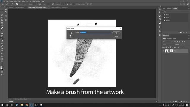 How to use Procreate .brush file in Photoshop tutorial смотреть онлайн