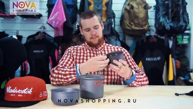 Набор туристической посуды Naturhike NH15T401-G смотреть онлайн