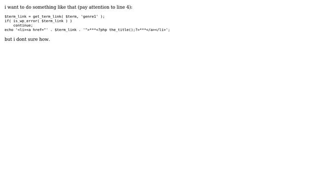 Wordpress: Using page title as a link to term archive смотреть онлайн