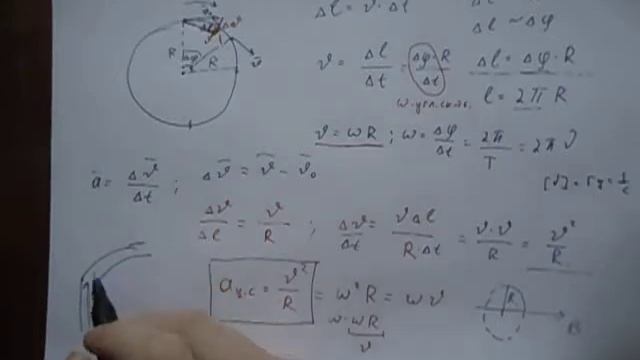 Физика. Движение по окружности и графики смотреть онлайн