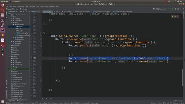 Laravel Роутинг - группы запросов, группы маршрутов смотреть онлайн