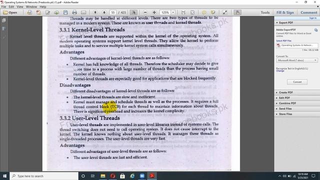 Types of threads and multithreading models part1 II ADPCS 4 Semester II by Miss Amena Bibi II Sup смотреть онлайн
