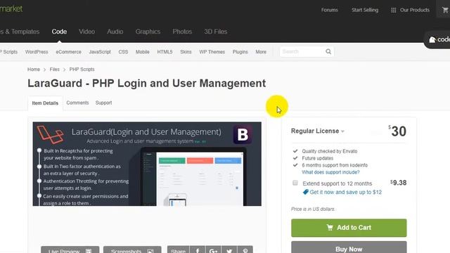 LaraGuard PHP Login and User Management смотреть онлайн