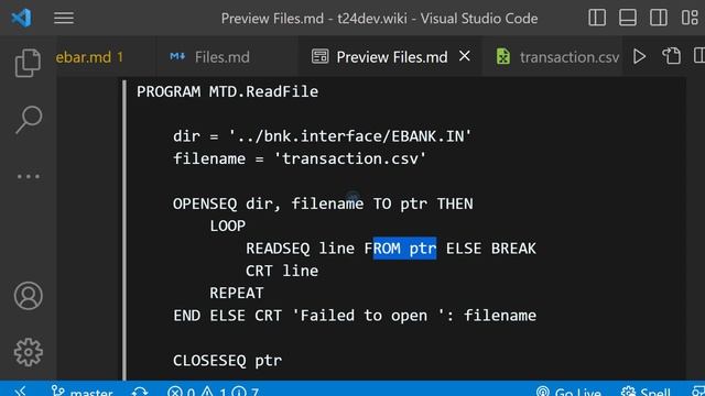 How to Read Files in Info Basic (JBC) - T24 Programming смотреть онлайн