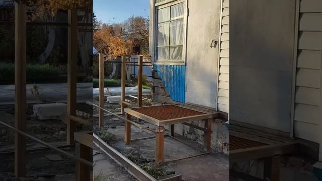 Железная уличная лестница. смотреть онлайн