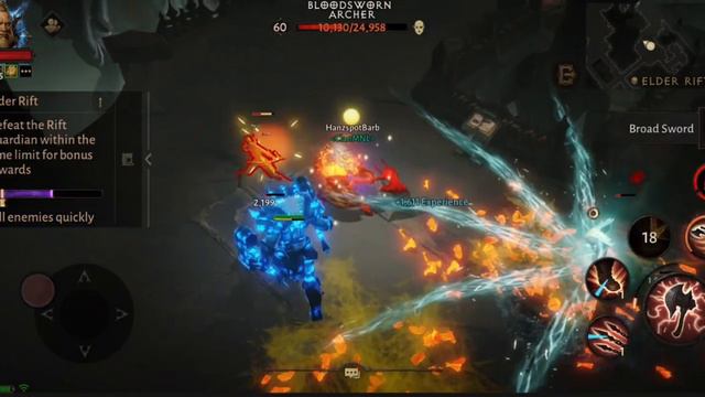Diablo Immortal Elder Rift Raid using Level 1157 Barbarian смотреть онлайн