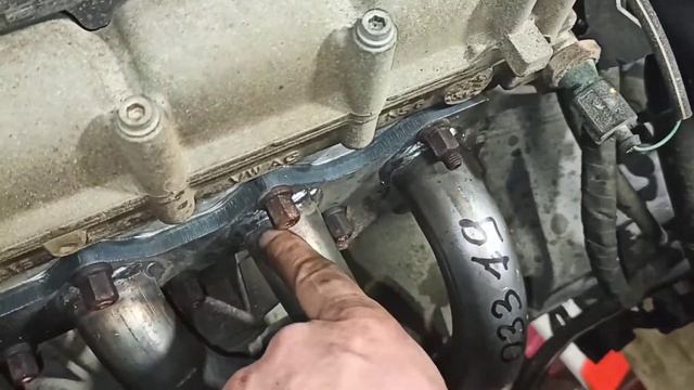 WV Jetta 2015, 1.6 CFN, трещины на выпускном коллекторе, замена коллектора на паук без катализатора смотреть онлайн