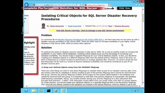 SQL Server Database Recovery Techniques 58 смотреть онлайн