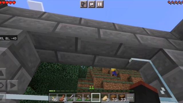 Где сбор ресурсов там и постройка базы. Выживание серия 4. смотреть онлайн