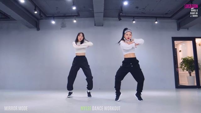 [Dance Workout] KAROL G, Anuel AA, J. Balvin - LOCATION | MYLEE Cardio Dance Workout, Dance Fitness смотреть онлайн