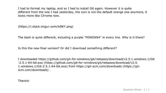 Windows : Why is "MINGW64" appearing on my Git bash? смотреть онлайн