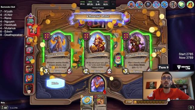 THE MOST BROKEN CARD IN BG | Rdu Hearthstone Battlegrounds смотреть онлайн