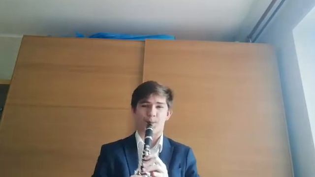 И. Костлан Этюд номер 3 для кларнета с фортепьяно смотреть онлайн