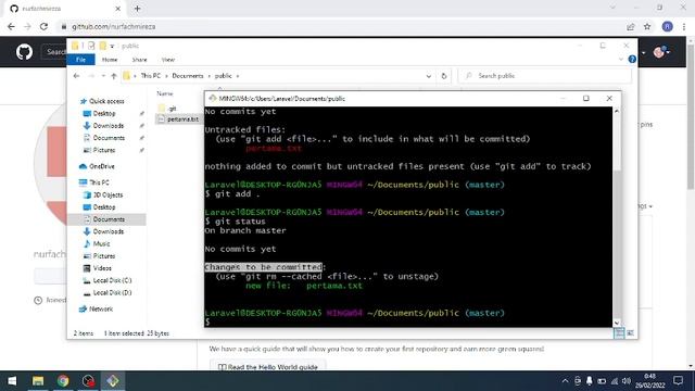 04 Git Local Add Commit смотреть онлайн