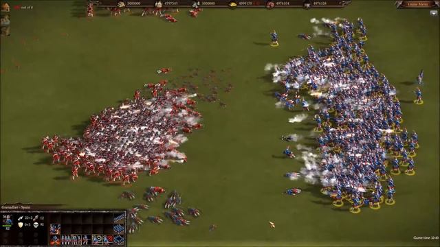 5000 Grenadiers vs. 5000 Musketeers Cossacks 3 Gameplay смотреть онлайн
