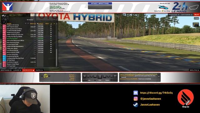 iRacing 24 hours of Le Mans - KooF Racing Team смотреть онлайн