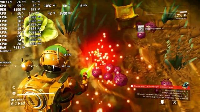 No Man's Sky. FPS Test Nvidia GeForce GT 710 (INTEL Xeon E3 1270) смотреть онлайн