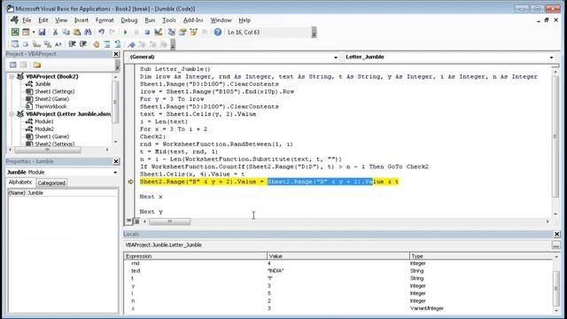#209-Fun With VBA: How to Create Jumble Word Game in Excel смотреть онлайн
