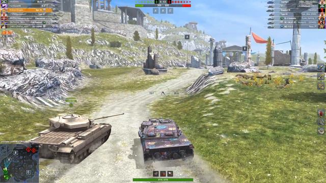 E 100 & Kpz 70 • WoT Blitz Gameplay смотреть онлайн