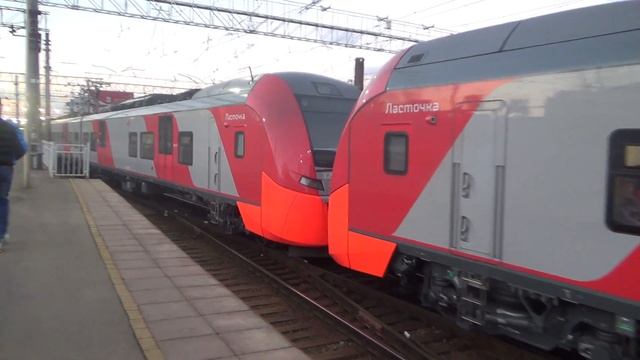 Электропоезда ЭС1-005/029 и ЭС2Г-010/014 "Ласточка" смотреть онлайн