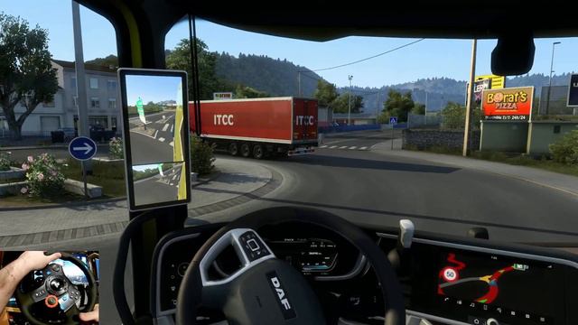 Euro Truck Simulator 2 | Bastia - Barcelona | DAF XG | Logitech G29 Gameplay смотреть онлайн
