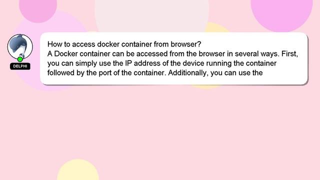 How to access docker container from browser? смотреть онлайн