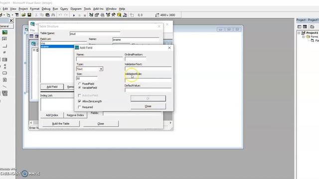 Creating MS Access - Database in Visual Basic 6.0 смотреть онлайн