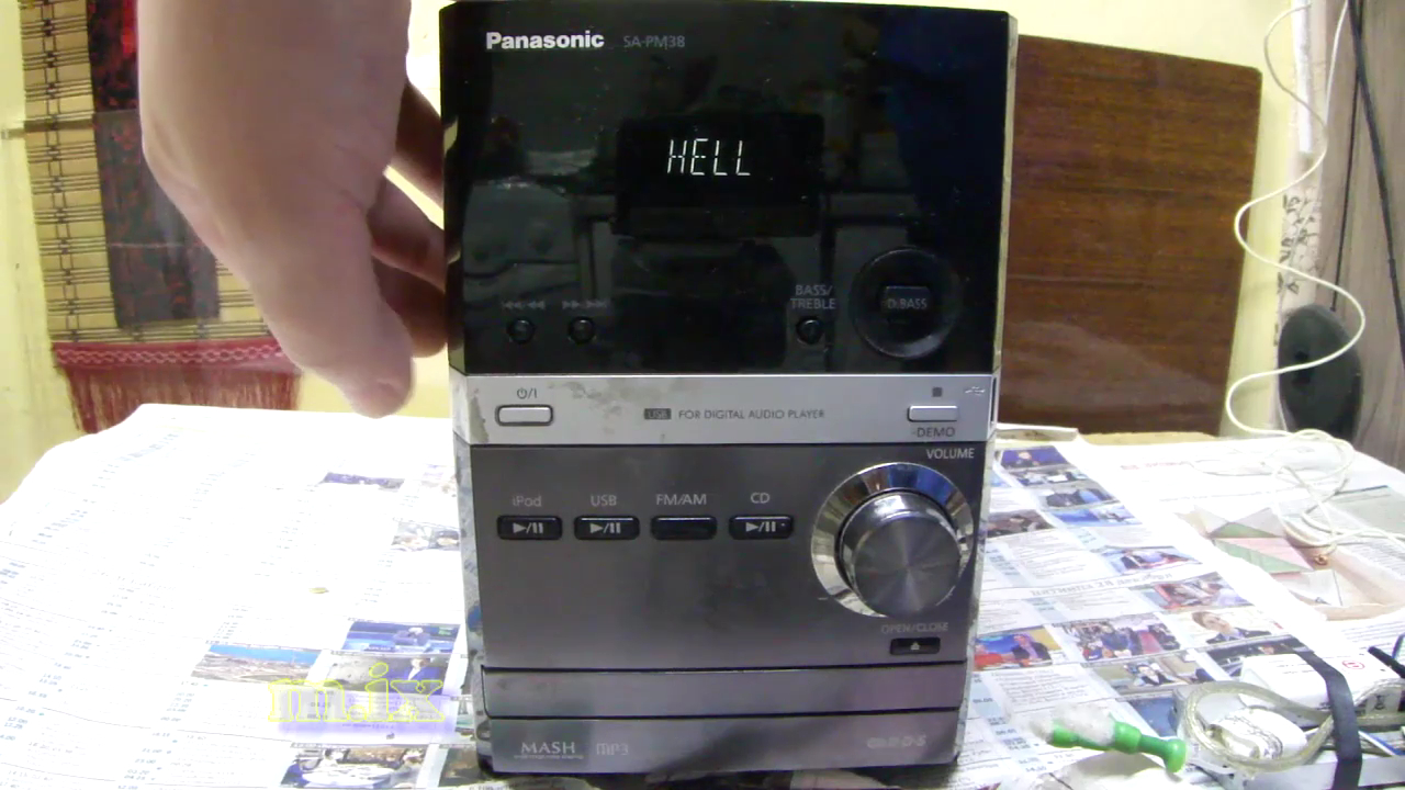 Panasonic SA-PM38 ремонт музыкальных центров МЦ смотреть онлайн