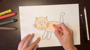 Как нарисовать котёнка | Уроки рисования для малышей 3+