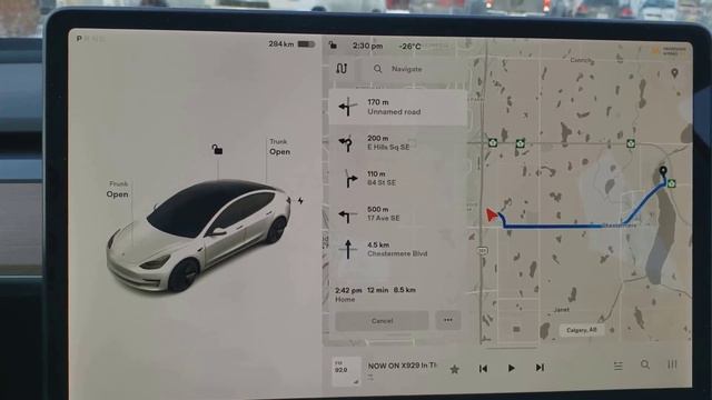 Tesla Model 3 in Extreme Cold Weather -40 Degrees Worst Case Scenario смотреть онлайн