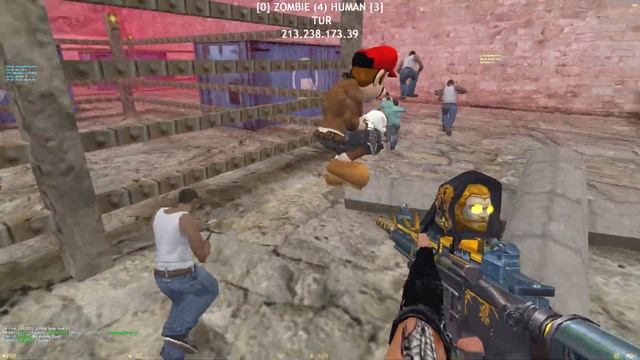 Counter-Strike: Zombie Escape Mod - ze_Fearly_Escape1 on Dawn of Dead смотреть онлайн