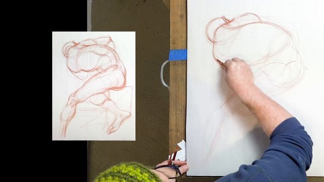 THE FIGURE: Drawing The Figure from Imagination-Gesture/Action 10 MIN смотреть онлайн