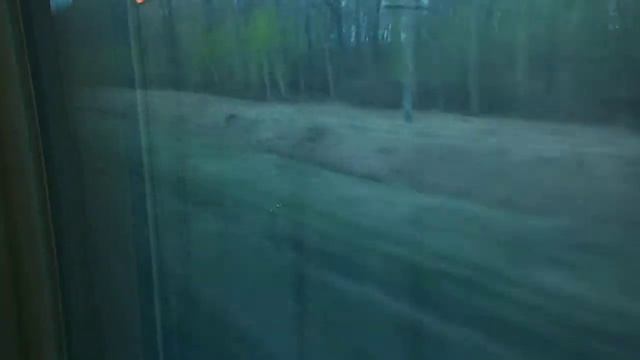 Станция Вырыпаевка из окна двухэтажного скорого поезда смотреть онлайн