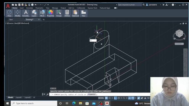 TUGAS 2, AUTODESK AUTOCAD 2021 смотреть онлайн