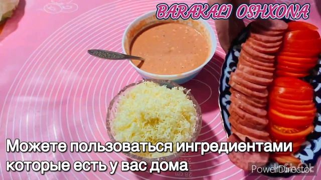 ПИЦЦА В МАКСИ ПОДНОСЕ С МЯГКОЙ КОРЗИНОЙ для всей семьи?дома как в пиццерии! #barakalioshxona смотреть онлайн