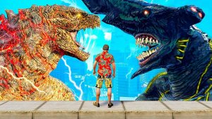 ГОДЗИЛЛА ПРОТИВ КАЙДЗЮ ГТА 5 МОДЫ! ДРЕВНЕЕ ЧУДОВИЩЕ ОБЗОР МОДА В GTA 5! ИГРЫ ВИДЕО MODS