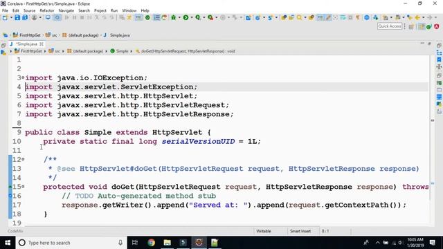 How To Execute Http Servlets Using Eclipse IDE смотреть онлайн