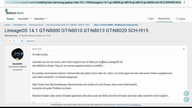 Samsung Galaxy Note 10.1 GT-N8000 GT-N8010 GT-N8020 LineageOS 14.1 with keyboard dock and mouse смотреть онлайн
