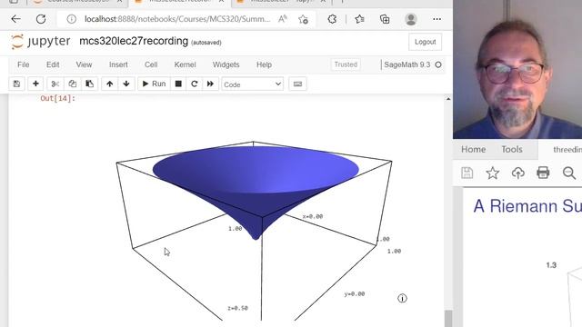 Three Dimensional Plots: surfaces, space curves, and a Riemann surface with SageMath смотреть онлайн